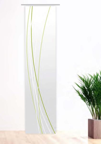 Linea greygreen vario up dark, Flächenvorhang Einzel